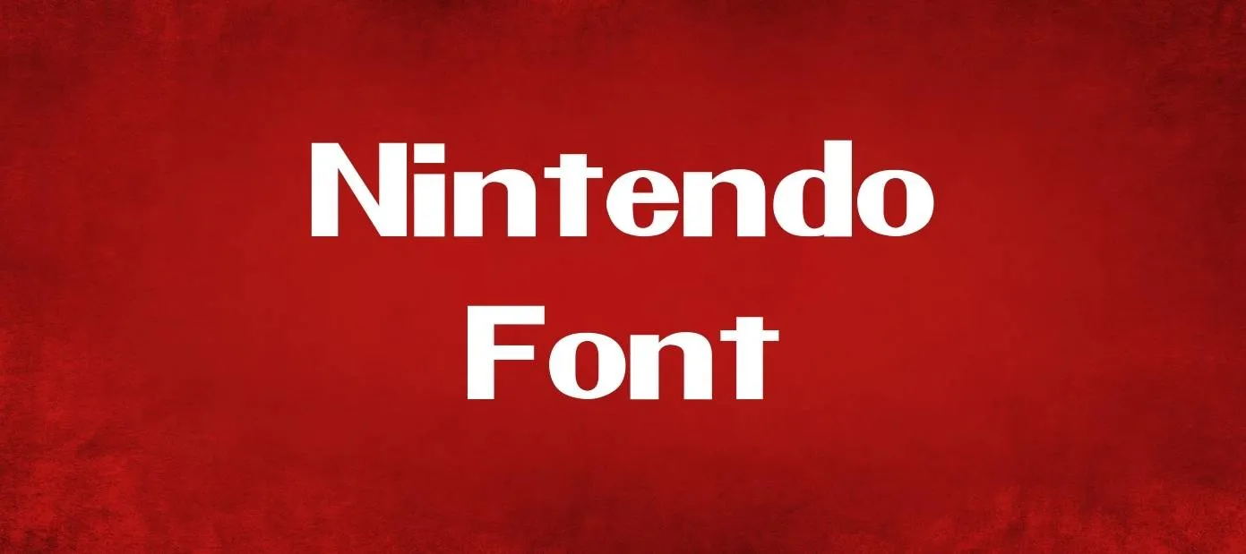 Nintendo Font Free Download