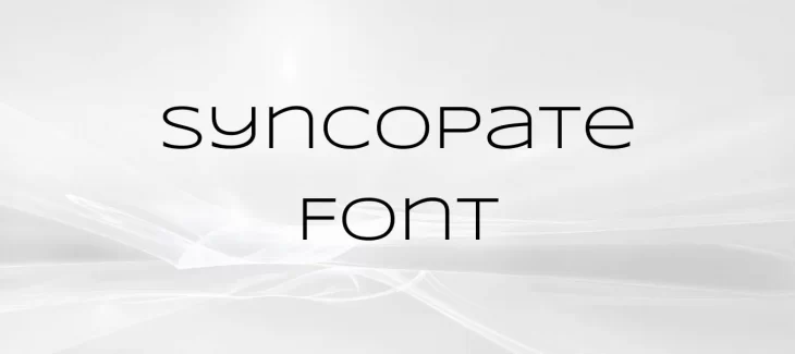 Syncopate Font Free Download