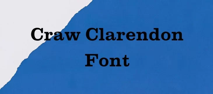 Craw Clarendon Font Free Download