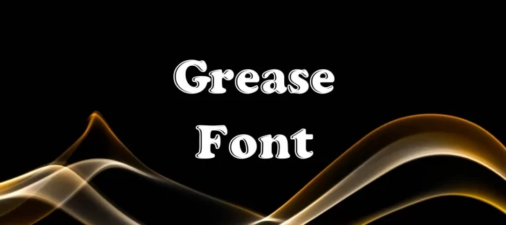 Grease Font Free Download