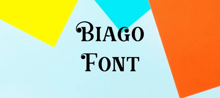 Biago Font Free Download