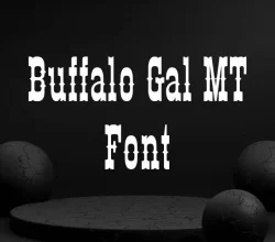 Buffalo Gal mt Font Free Download