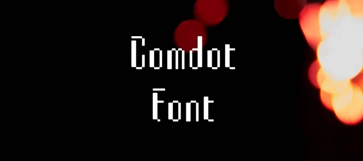 Comdot Font Free Download