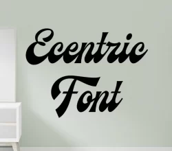Ecentric Font Free Download