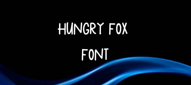 Hungry Fox Font Free Download