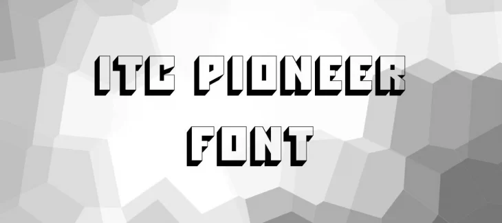 ITC Pioneer Font Free Download