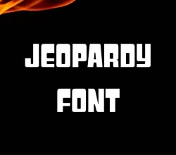 Jeopardy Font Free Download