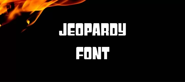 Jeopardy Font Free Download
