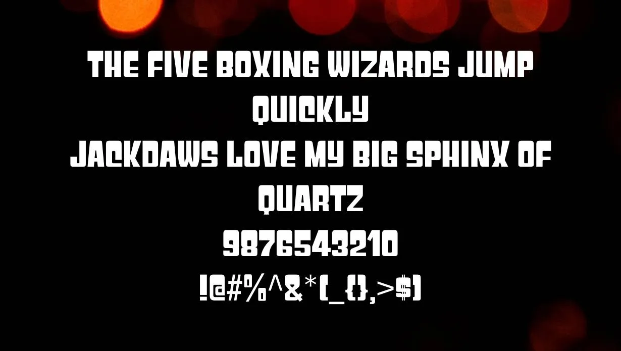 Jeopardy Font Family Appearance