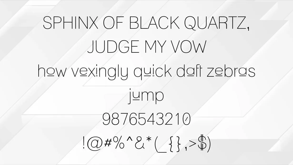 Lane Font Family Appearance