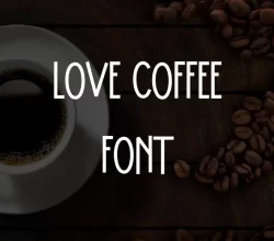 Love Coffee Font Free download