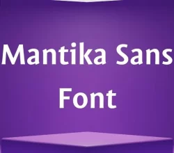 Mantika Sans Font Free Download