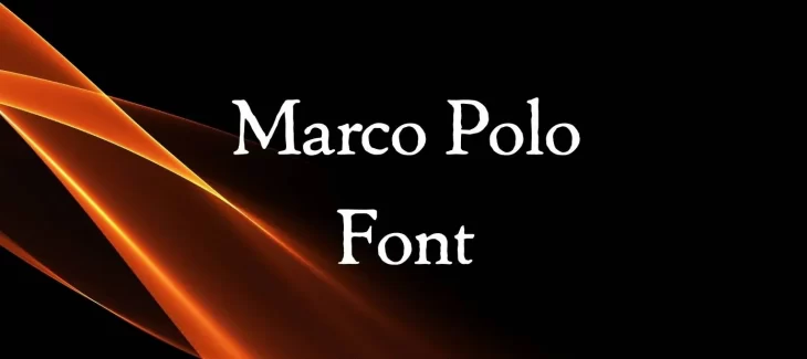 Marco Polo Font Free Download