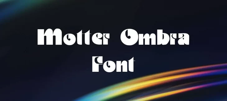 Motter Ombra Font Free Download