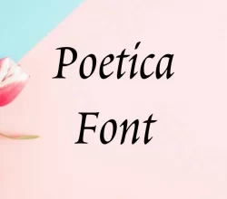 Poetica Font Free Download