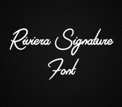 Riviera Signature Font Free Download