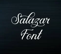 Salazar Font Free Download