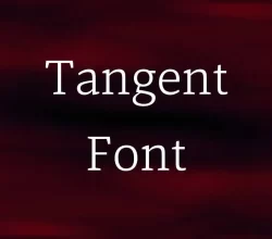 Tangent Font Free Download