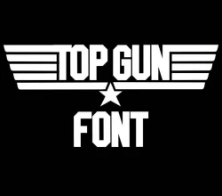 Top Gun Font Free Download