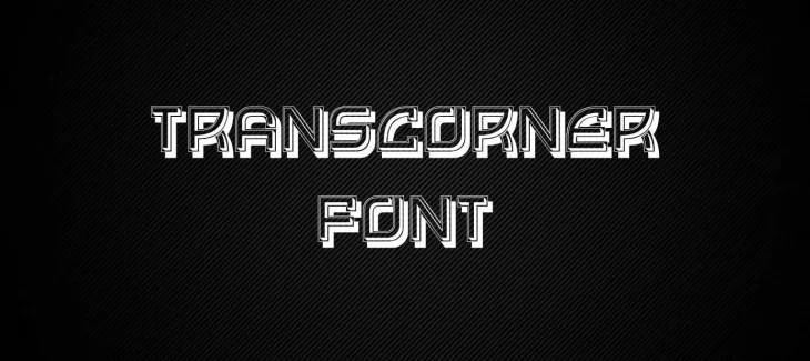 Transcorner Font Free Download