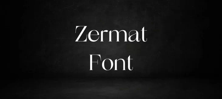 Zermat Font Free Download