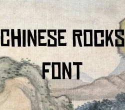 Chinese Rocks Font Free Download