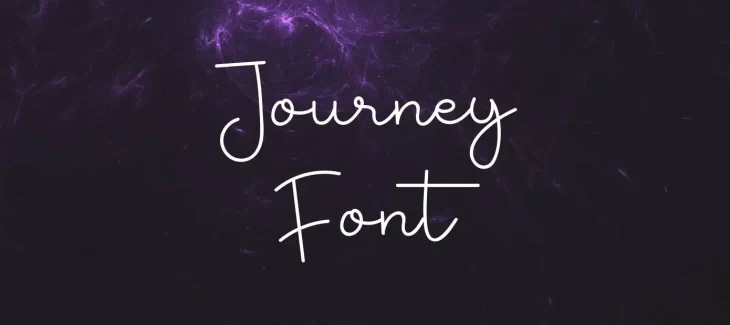 Journey Font Free Download