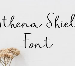 Athena Shield Font Free Download