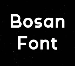 Bosan Font Free Download