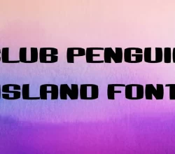 Club Penguin Island Font Free Download