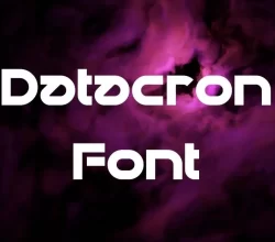 Datacron Font Free Download