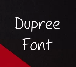 Dupree Font Free Download