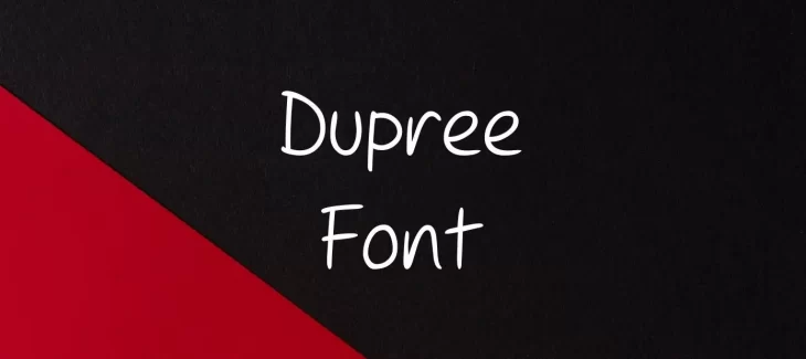 Dupree Font Free Download