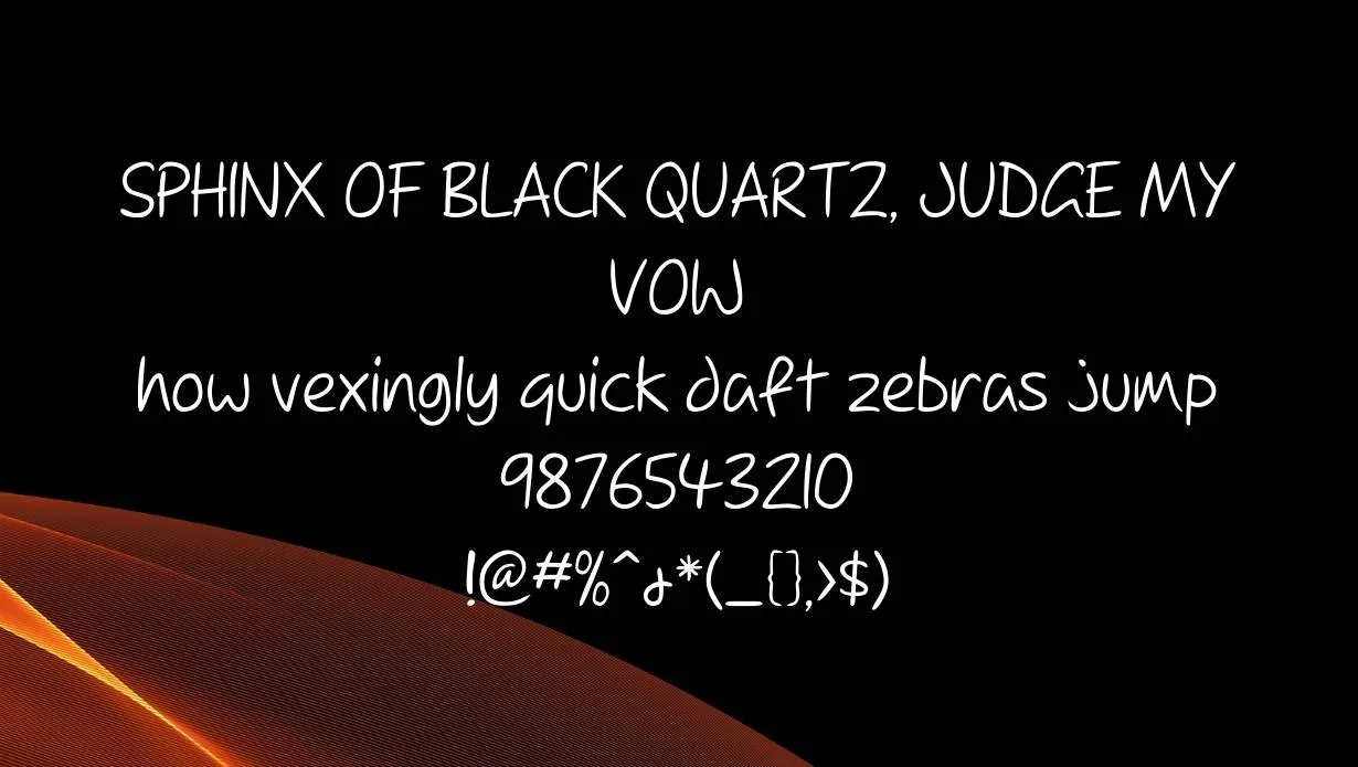 Dupree Font Family Appearance