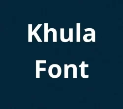 Khula Font Free Download