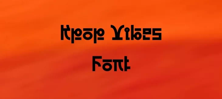 Kpop Vibes Font Free Download