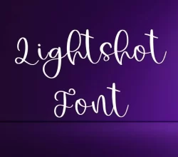 Lightshot Font Free Download