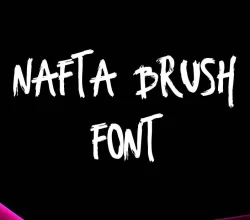 Nafta Brush Font Free Download