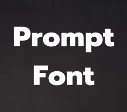 Prompt Font Free Download