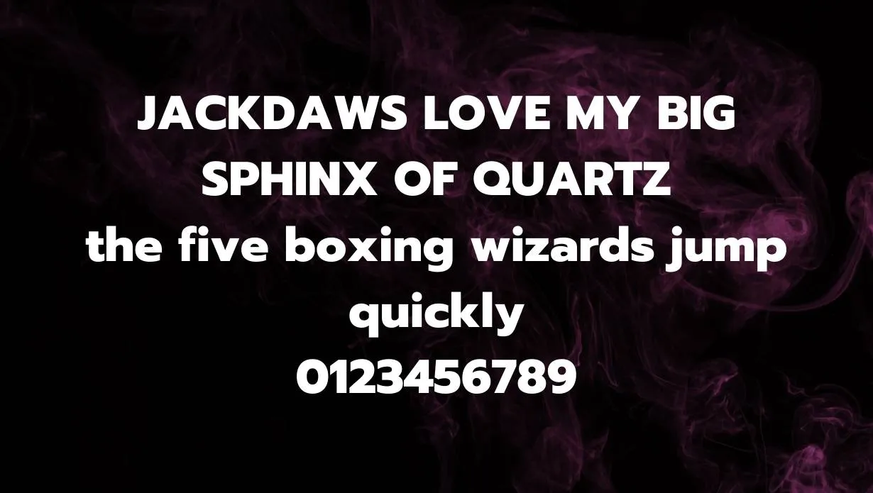 Prompt Font Family Appearance