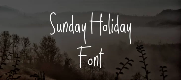 Sunday Holiday Font Free Download