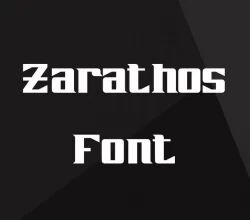 Zarathos Font Free Download