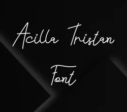 Acilla Tristan Font Free Download