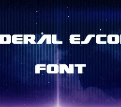 Federal Escort Font Free Download