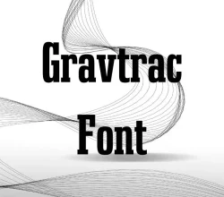 Gravtrac Font Free Download
