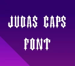 Judas Caps Font Free Download