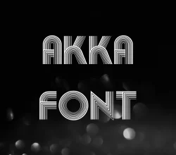 Akka Font Free Download