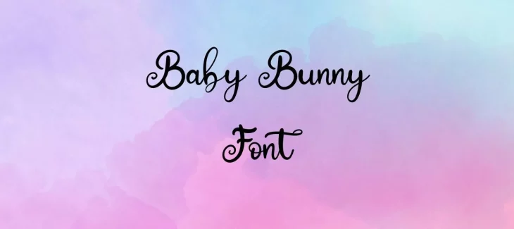 Baby Bunny Font Free Download