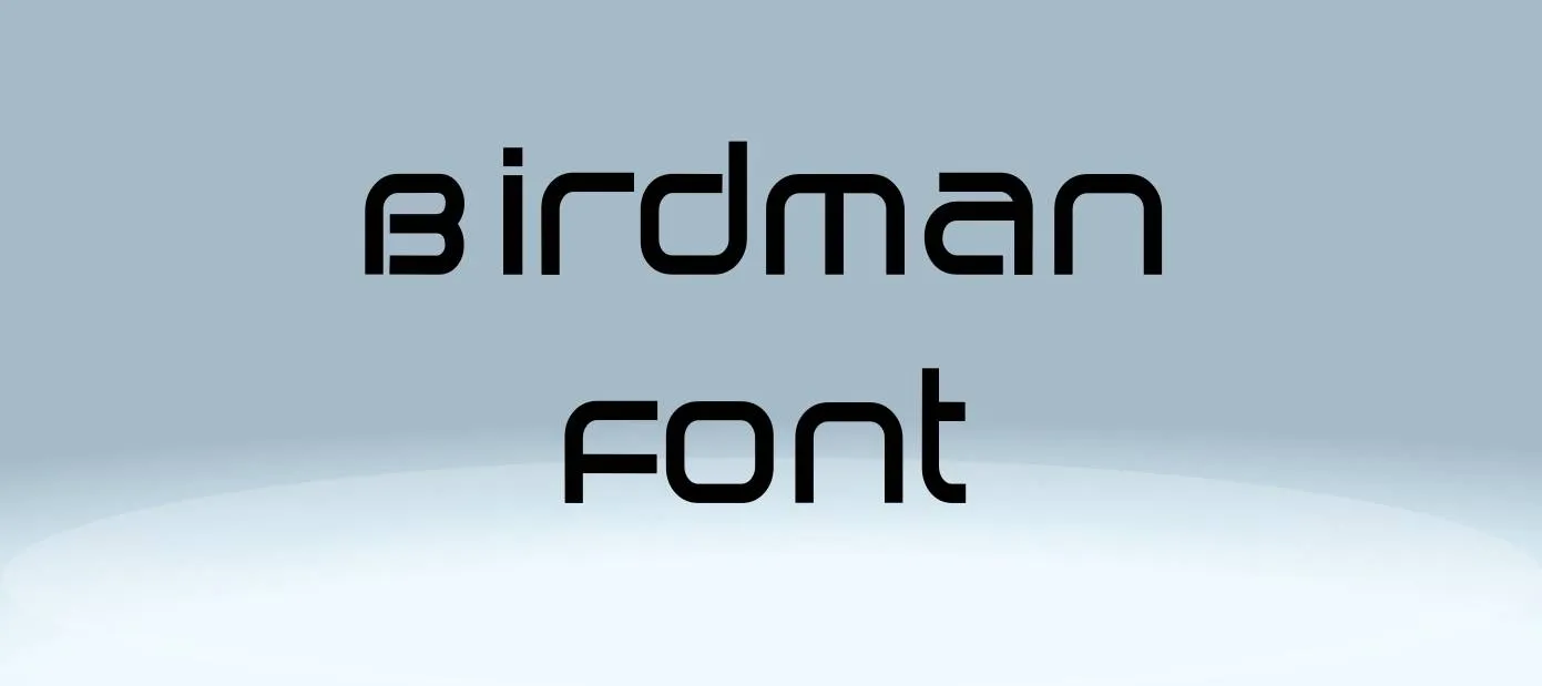 Birdman Font Free Downlaod