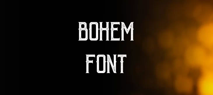 Bohem Font Free Download